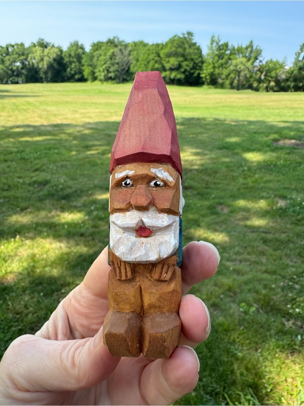 Whittled Gnome Figurine